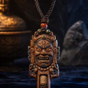 Naxi Dongba Painted Pendant